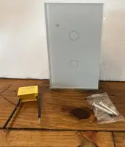 Aubess Smart Light Switch 2.4GHz WiFi Light Switch Works with Alexa and Google