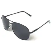 J+S Premium Military Style Classic Aviator Sunglasses, Polarized, 100% UV pro...