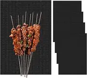 BBQ Mats for Outdoor Grill,Outdoor Grill Mat | Oil-Proof Nonstick Meat Sheet Reusable Fireproof Heavy Duty Tray Desk Protector for Cooking Resting Grilling Fireplace Lawn Outside Ground Grass