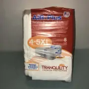 Tranquility AIR-Plus Bariatric Adult Incontinence Brief 4 to 5X-Large 8 Pcs