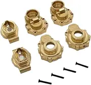 1/10 Brass Steering Cup,Counterweight Upgraded Parts,Upgraded C Mount Rear Steering for,R1002,R1001 Crawler Parts