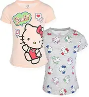 Hello Kitty Tee 2 Pack Short Sleeve T-Shirts for Girls
