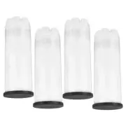4 Pcs Tennis Cylinder Convenient Balls Holder Container with Lid
