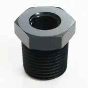 NPT Pipe Reducer Bushing Adapter Fitting - 1/2 NPT - 3/8 NPT