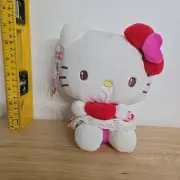 Hello Kitty 7” Valentines Plush Rare 2025 Manufacture Limited Item by Sanio Cute