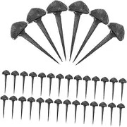 50pcs Mini Horseshoe Nails Iron Horseshoe Tools Small Horse Equipment Equestrian Farriers Nail Set