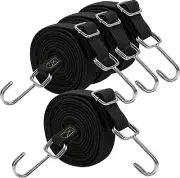 Heavy Duty Adjustable Bungee Cords with Hooks for Outdoor Use