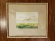 Levon Lachikyan Mt. Ararat Watercolor on Paper