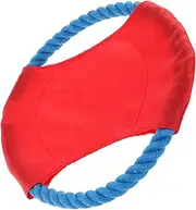 SUPVOX 1pc Pet Flying Disc Toy Bite-Resistant Soft Flying Disc for Dog Training for and Samoyeds Lightweight and Random Color Design for Indoor and Outdoor Fun
