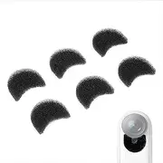 Geekria for Creators Microphone Wind Muff Compatible with Insta360 GO3, 3S Action Camera, Premium Wind Noise Reduction Cove, Mic Windscreen Foam (Per Box 6 Pcs)