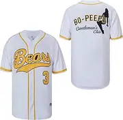 [Dekeke] Men's Bo Peeps Gentleman's Club #3 Bad News Bears Chico's Bail Bonds Movie Baseball Jersey Stitched