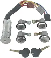 9170G3 252522 Complete Set Ignition Switch Door Lock Cylinder Compatible with Citroen BERLINGO XSARA Picasso Peugeot Partner