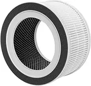 BUCKKO Replacement Filter Compatible with Afloia Fillo Halo Allo Air Purifiers & Mooka Allo Air Purifier,1-Pack H13 HEPA 4-Stage Filtration Activated Carbon
