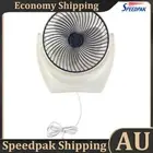 Solar Panel Fan Desk Fan with USB Solar Charger for Outdoor Camping Hiking AU