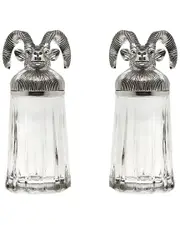 Godinger Rams Head Salt & Pepper Shaker Set