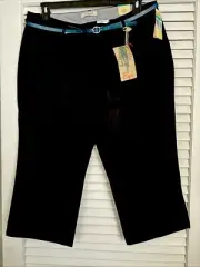 Dockers Metro Capri Pants Womens 16 Petite Straight Leg Casual