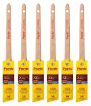 Genuine Purdy 6 Pack XL Elite Dale Angular 1" Paint Brushes 144080510-6PK