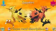 ⚔️Shiny Non-shiny Galarian Zapdos 6IV️Pokémon Sword Shield HOME (Legal)