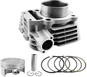Motorcycle Styling Bore Size STD 74mm Engine Air Cylinder Block & Piston Rings Kit for YBR250 2007 2009 XT250 1YB 2013-2015 Replace