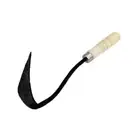 Steel Triangular Tip Hoe Wooden Handle Short Handle Hoe Gardening Hoe Garden