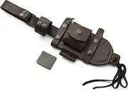 GCS Handmade Brown Bushcraft/Hunter Leather Right/Left Hand Horizontal Knife Knives Sheath - GCS 227