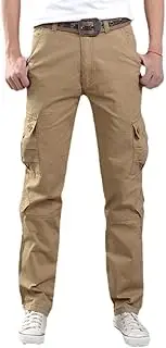 [Haitpant] Men's Multi-Pocket Tactical Casual Pants Military Joggers Cargo Pants Outdoor Hiking Sweatshirt Hip Hop Bottom