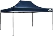 Instahut Pop Up Canopy Tent Portable Gazebo Instant Shelter, 3x4.5m(Navy)