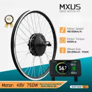 MTB E-bike Conversion Kit 48V 750W Rear Cassette Hub Motor with Waterproof Plug