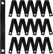 uxcell 16-Pack Tree Straps for Staking,1.5 Inch x 15.7 Inch Tree Support Straps Nylon Tree Strap for Leaning Tree Protection/Plant Support, Straightening[Black]