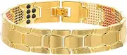 TOVINANNA Unique Design Magnetic Therapy Bracelet Comfortable for Fashion Titanium Steel Wristband Men's Charm Jewelry