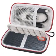 Lacdo Hard Carrying Case for SanDisk Extreme Portable External SSD SDSSDE60 S...
