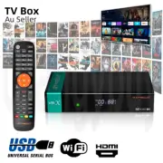 1080P FTA Satellite Receiver HD DVB-S/S2/S2X USB Youtube PVR TV BOX WIFI Home AU