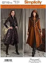 Simplicity 8769 Misses' Sewing Pattern Costume Coats, Size 6-8-10-12-14