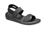 Crocs Womens LiteRide Sandal Summer Sandals - Black/Black - Women's US 5