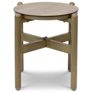 Tahiti Round Side Table with HPL Top and Aluminium Frame