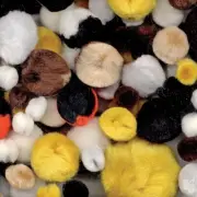Pepperell Pom Poms Animal Colors