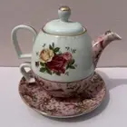 Royal Albert Old Country Roses Chintz Tea For One Teapot Cup & Saucer STACKING