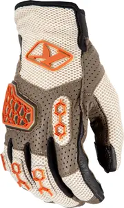 Klim Mojave Pro, gloves , color: Beige/Black/Orange , size: XXL