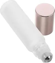VICASKY Perfume Bottle Refillable Roller Bottle for Essential Oils Fragrance Durable Travel Container with Elegant Cap
