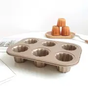 Non Stick Cannele Mould Cake Pans Oven Biscuit Mold Pie Dishes Baking Tray