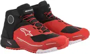 Alpinestars CR-X Drystar Motorcycle Shoes, black-red, Size 42 for Men Black Red