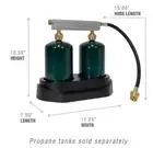 Mr. Heater Dual-Tank Hook Up Kit Portable Draws From Both Tanks Evenly