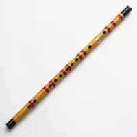 在飛比找樂天市場購物網優惠-竹笛 苦竹笛 笛子 大量供應47厘米本色黑色包銅皮竹笛子 F