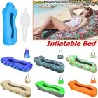 Outdoor Portable Camping Chair Air Sofa Ergonomic Inflatable Lounger Beach Bed