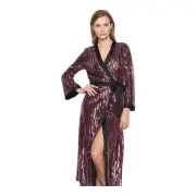 NWT Victoria’s Secret Sequin Kimono Robe in Pink Sz XS