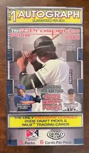 2008 TriStar Prospects Plus Blaster Box - MiLB