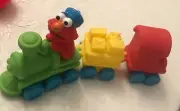 Vintage Elmo's 3 Piece Train Set