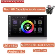 7” Android 8.0 Octa Core 2G+16G Universal Double Din Car Stereo GPS Camera