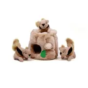 Outward Hound Hide-A-Squirrel Interactive Plush Pet Dog Toy Medium