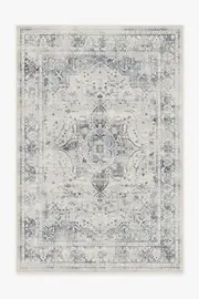 | Machine Washable Runner Rug 185' x 275' | Sarrah Blue Quartz Rug | Ruggable